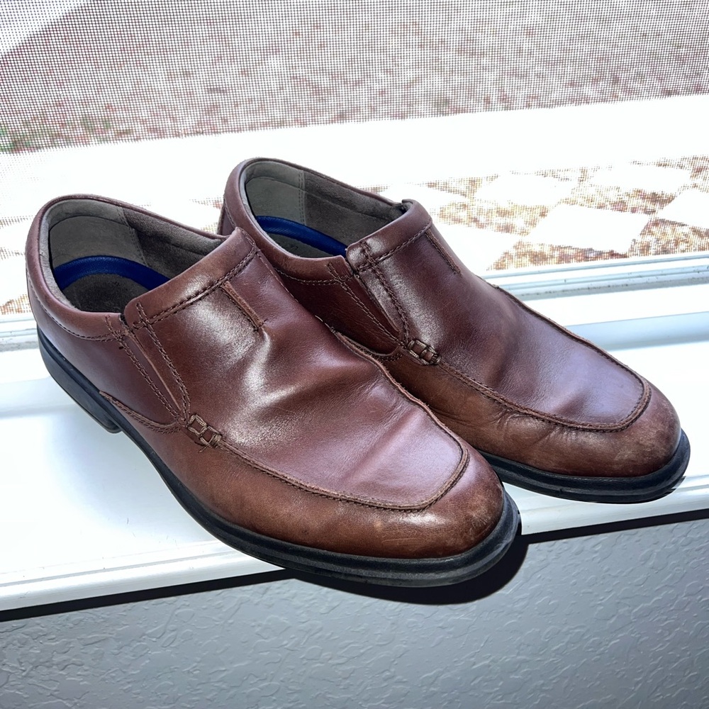Men's Brown Leather Loafers